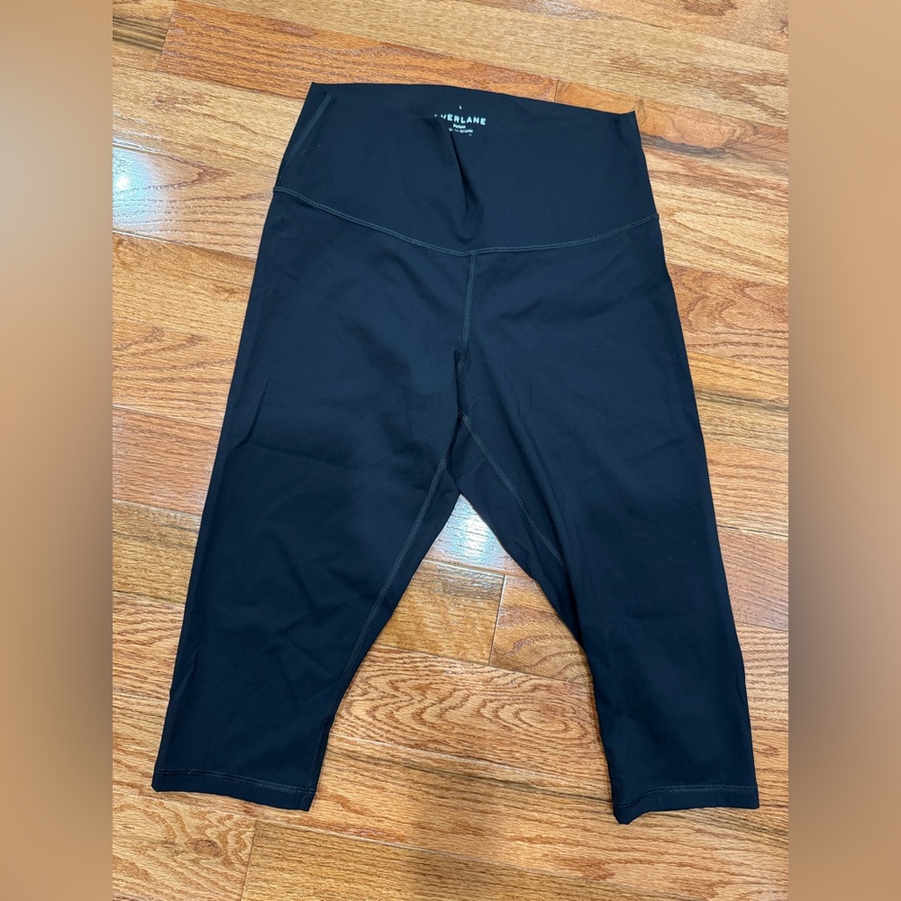 Everlane The Perform Legging Black Women's Cropped Pants/ Capri - Large - Picture 2 of 4